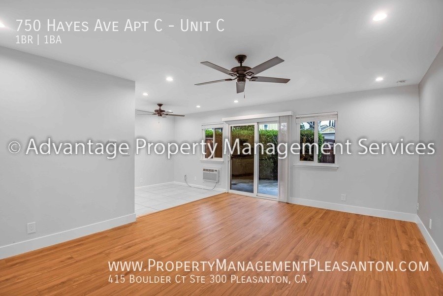 Large 1 bedroom / 1 bath off of East Ave in Livemore property image