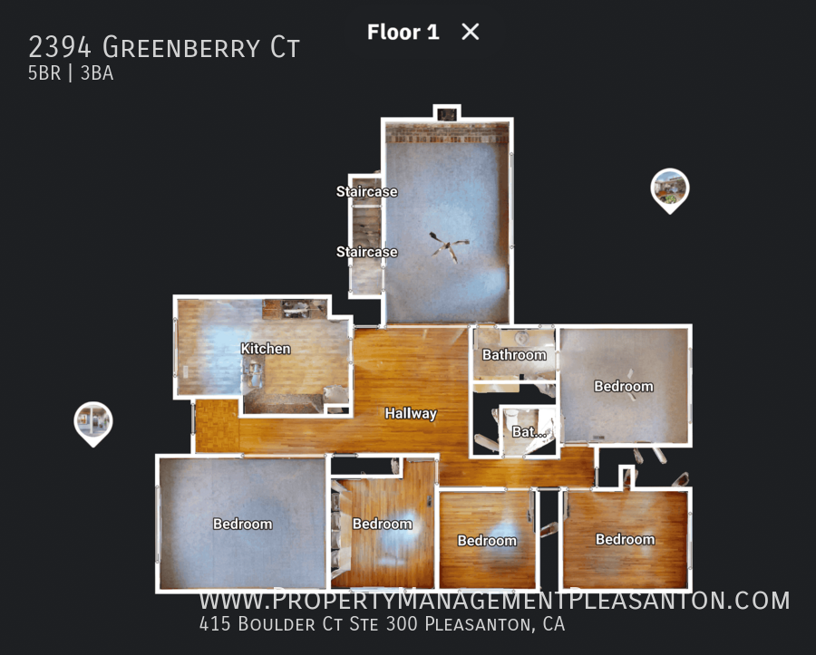 Nice 5 Bed, 3 Bath, 2,338 sq ft house located near downtown Pleasanton property image