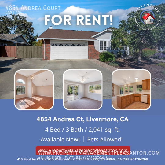 Single Story 4 Bed, 3 Bath, 2,041 sq ft home property image